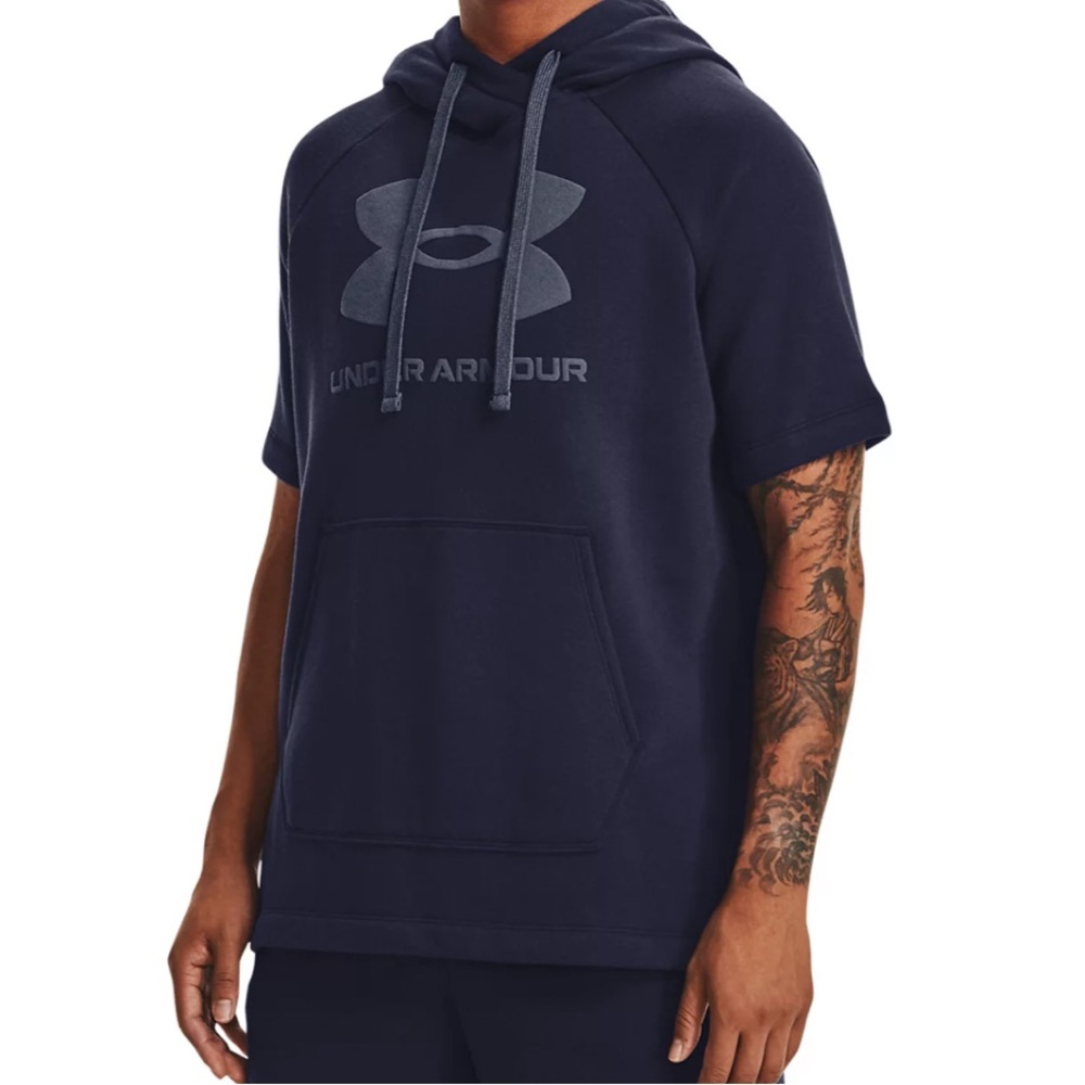 Under Armour Rival fleece short sleeve hoodie